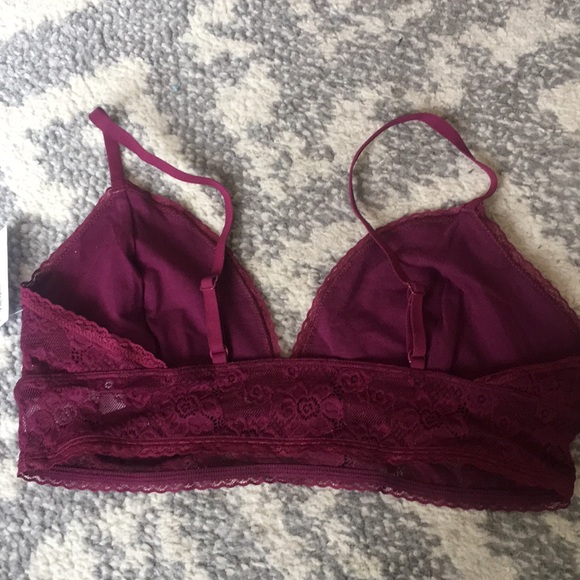NWT burgundy lace bralette - Picture 2 of 3
